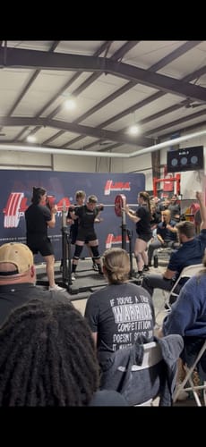 Customer photo review of HolStrength 10MM Lever Suede Belt