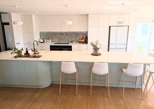 Customer photo review of Fletcher Bar Stool "Create Your Own"