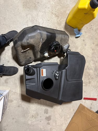Customer photo review of RPM Can-Am Maverick X3 15.4 Gallon Drop In Fuel Tank Kit