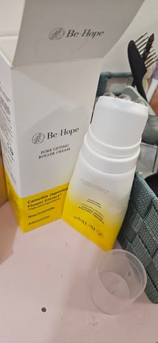 Customer photo review of Be-Hope - Crème liftante anti-rides pour les pores avec applicateur Roll-on - 150ml