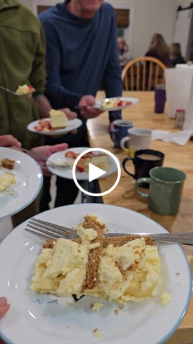 Customer video review of New York Style Cheesecake