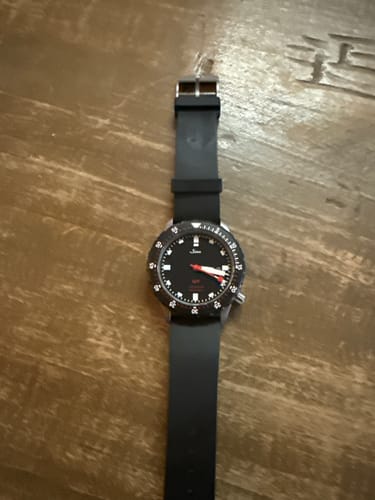 Customer photo review of W.O.E. FKM Rubber Watch Strap
