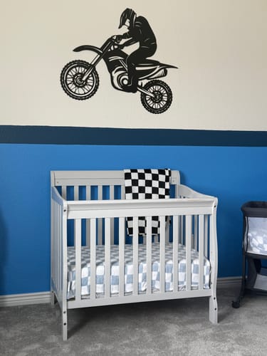 Customer photo review of Dirt Biker - Metal Wall Art