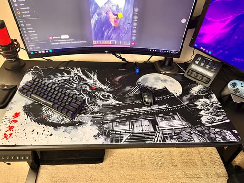 Customer photo review of Dragon Mousepad