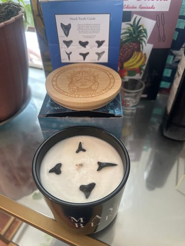 Customer photo review of The Original Shark Tooth Candle