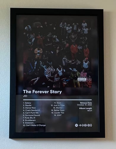 Customer photo review of JID Album Posters