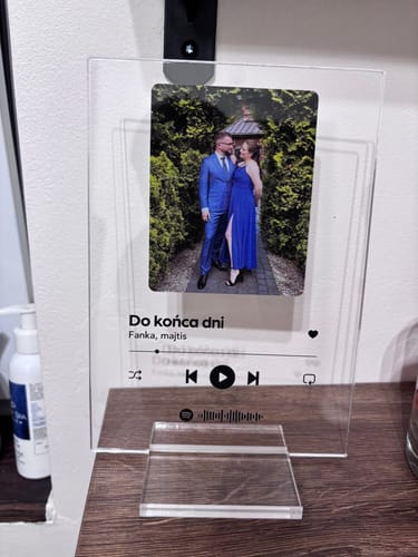 Customer photo review of Personalizowana tabliczka "Ale Piosenka"