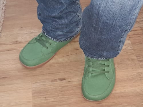 Customer photo review of Maple - Barefoot Shoes