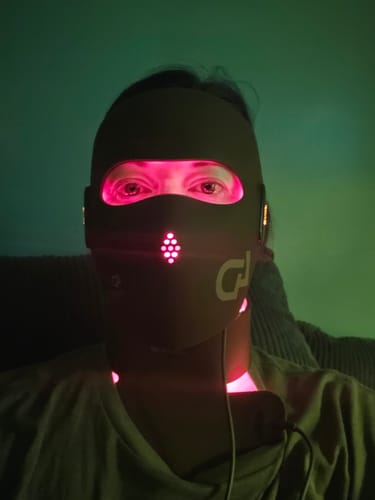 Customer photo review of JOVS 4D Laser Anti-Aging Therapy Mask