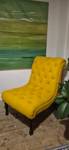 Customer photo review of Fabric Paint -- Mustard Yellow