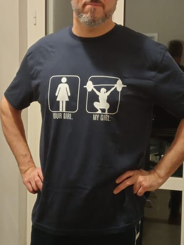 Customer photo review of MY GIRL T-SHIRT