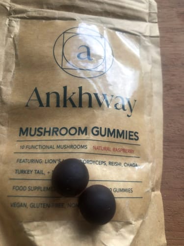 Customer photo review of Mushroom Gummies