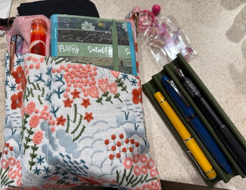 Customer photo review of All-in-One Sleeve for Book / eReader