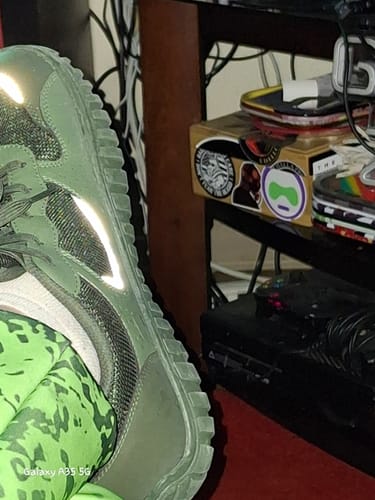 Customer photo review of Vale - Wide Toe Sneakers