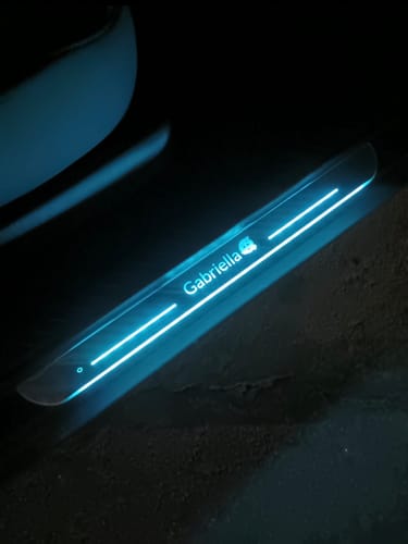 Customer photo review of Custom Door LED Signature