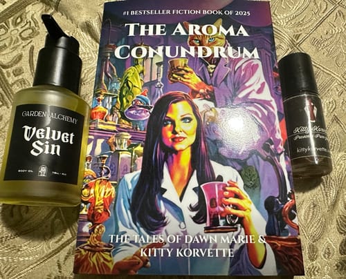 Customer photo review of VELVET SIN BODY OIL