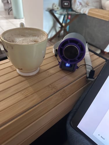 Customer photo review of Foldable Turbo Fan with Ice Compress