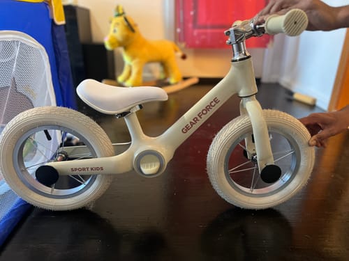 Customer photo review of Gear Force 12-Inch Kids Balance Bike – Magnesium Frame