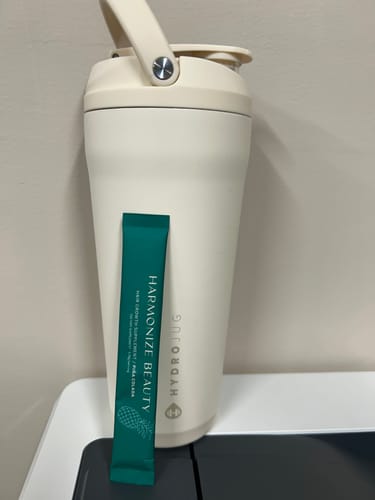 Customer photo review of 90 Day Hair Goals Supplement Bundle