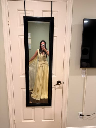 Customer photo review of Dandelion Mist Drape Saree Set