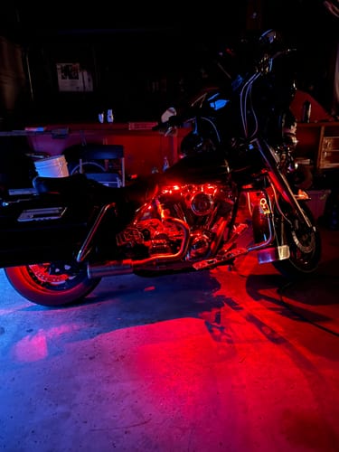 Customer photo review of Easy Install Moto LED Light Kit