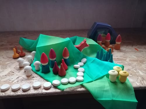 Customer photo review of Freispiel Set (3+) "Waldzauber"