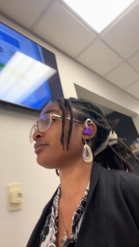Customer photo review of Jrumz XP02 Expression+ Wireless Earphones - Purple
