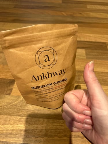 Customer photo review of Mushroom Gummies