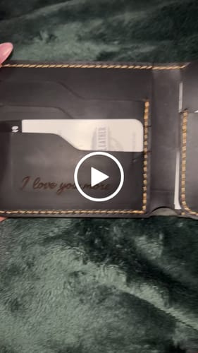 Customer video review of Big Bend Bifold Wallet
