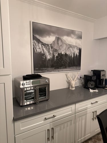 Customer photo review of Storm Light At Half Dome - BW