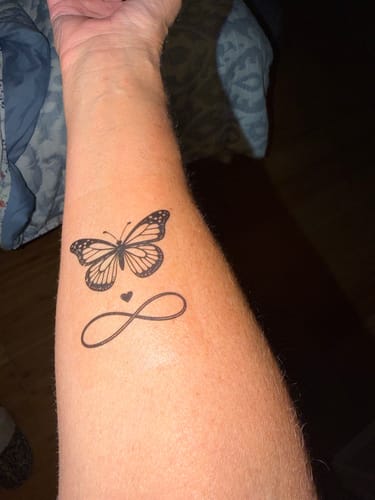 Customer photo review of Create Your Own Tattoo