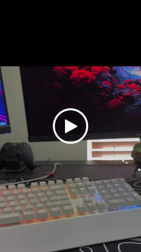 Customer video review of Black Topo Mousepad