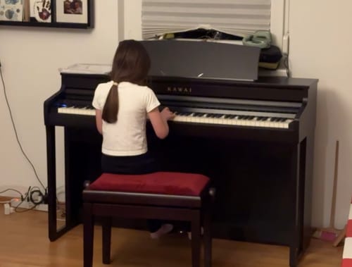 Customer photo review of Kawai CA 401 Digitalpiano B-Stock Bundle