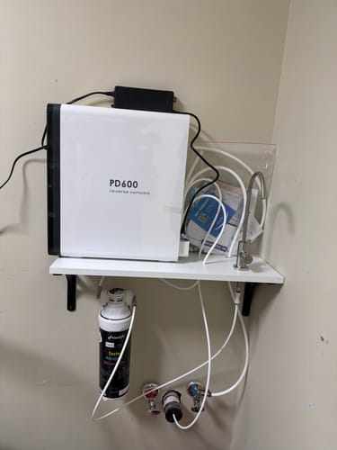 Customer photo review of Frizzlife 600 GPD Tankless Reverse Osmosis Water System With Alkaline & Remineralization, PD600-TAM3