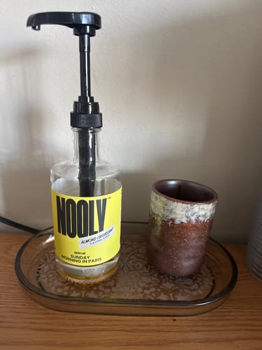 Customer photo review of Almond Coffee Syrup