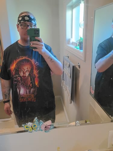 Customer photo review of Return of the Living Dead 3: She's To Die For T-Shirt
