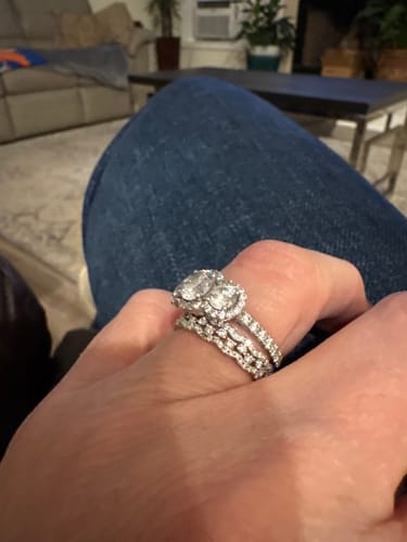 Customer photo review of Duo Céleste Ring