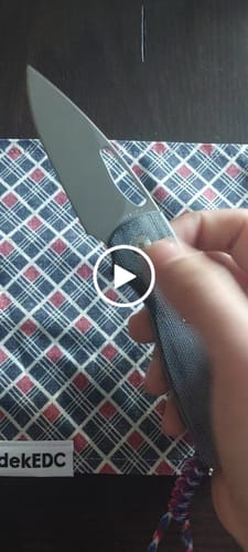 Customer video review of TRM Knives Bulldog Rev. B Folding Knife – Blue Denim Micarta, MagnaCut Steel – Made in USA