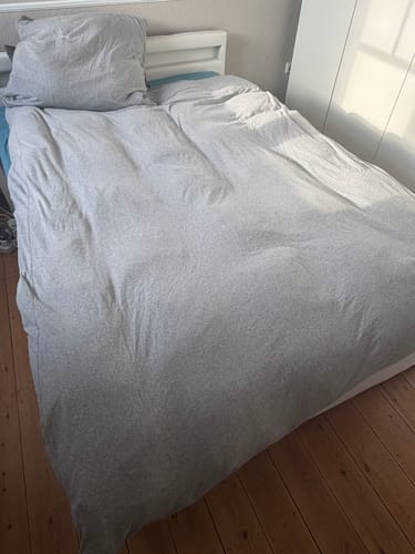 Customer photo review of Daunen Bettdecke mit Federn