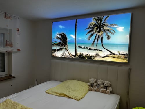 Customer photo review of Leuchtbild Acrylglas Canvalight® DIA | Eigenes Motiv | Querformat