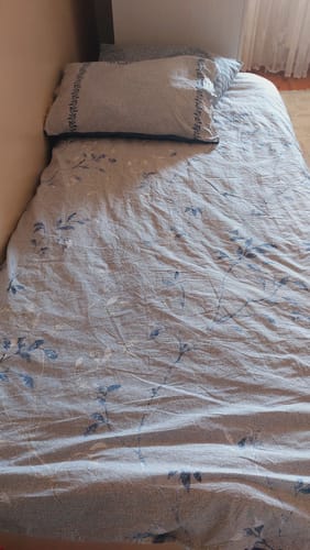 Customer photo review of Tek Kişilik Nevresim Takımı Nitsa Lacivert