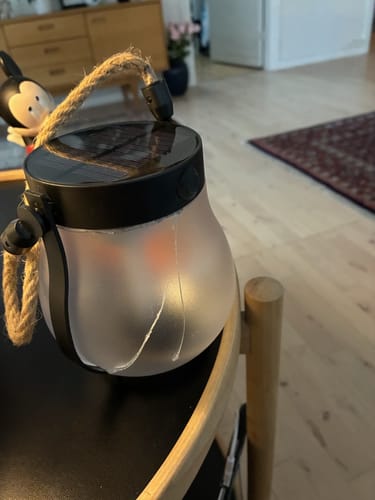 Customer photo review of Glødflamme – lanternen med den evige flamme