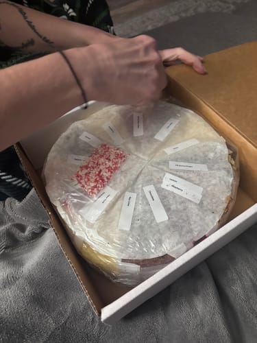 Customer photo review of Ultimate Cheesecake Sampler