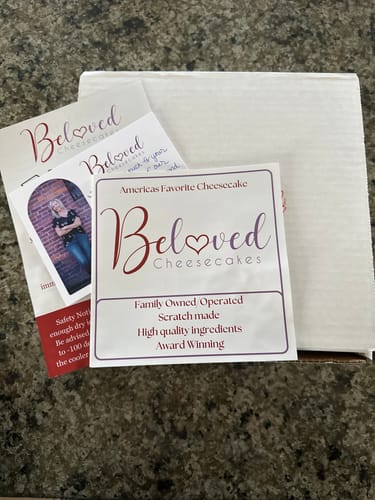 Customer photo review of Ultimate Cheesecake Sampler