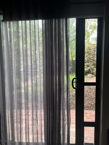 Customer photo review of Patio Pet Door Insert
