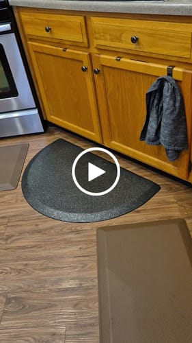 Customer video review of 36" x 22" Semi-Circle Collection - Granite Onyx