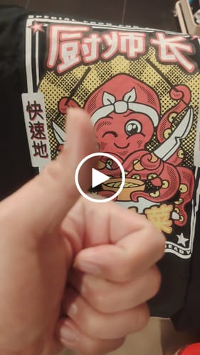 Customer video review of Chef Octopus T-shirt