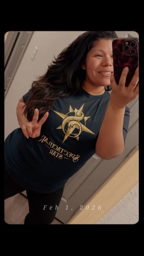 Customer photo review of Spectacular Star T-shirt