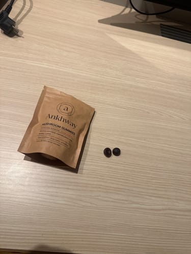Customer photo review of Mushroom Gummies
