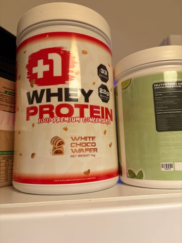 Customer photo review of +1© PREMIUM WHEY PROTEIN (1kg)